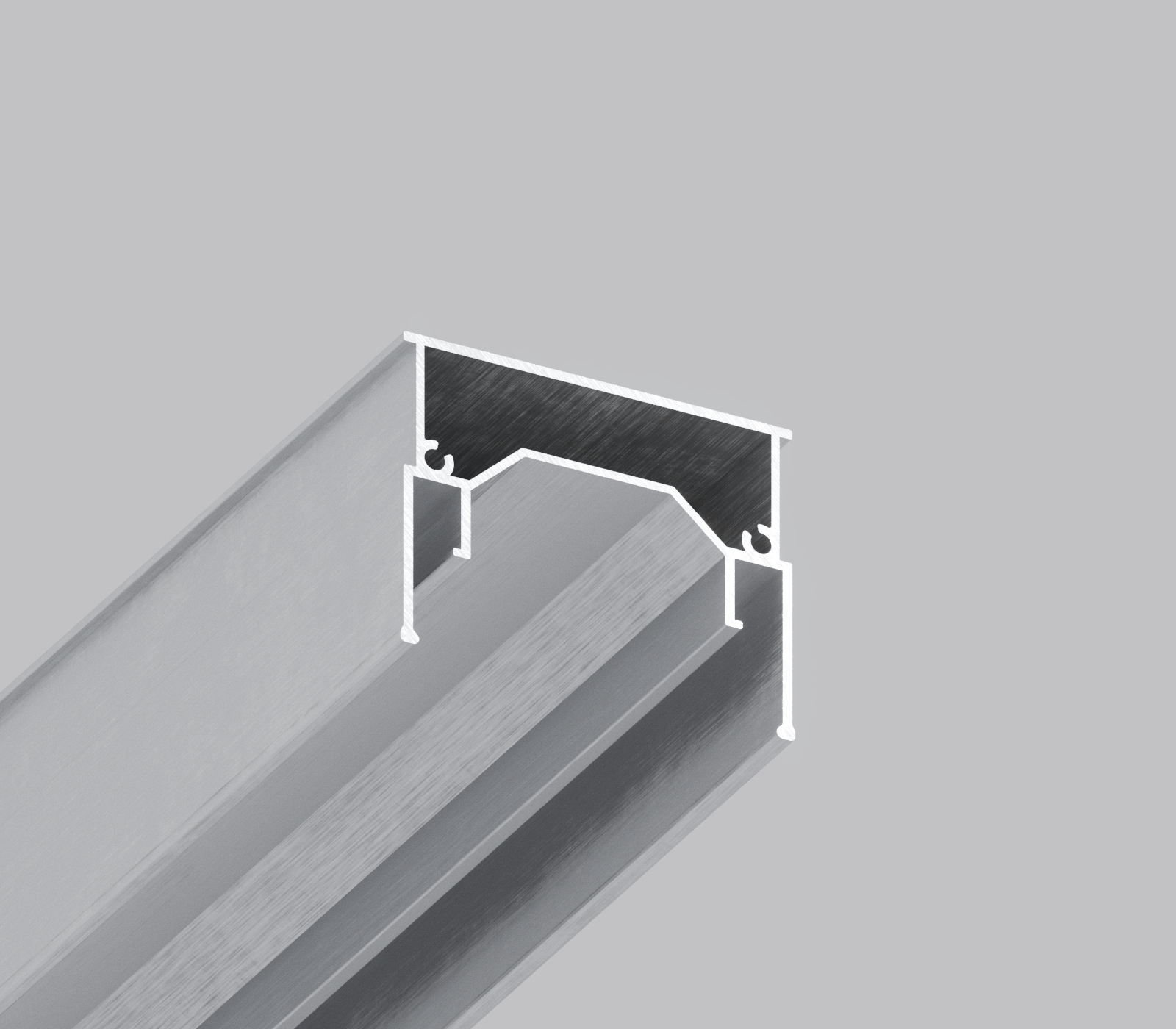 06-8 PROFIL LED «LINIA ŚWITLNA» Z KLOSZEM 47MM