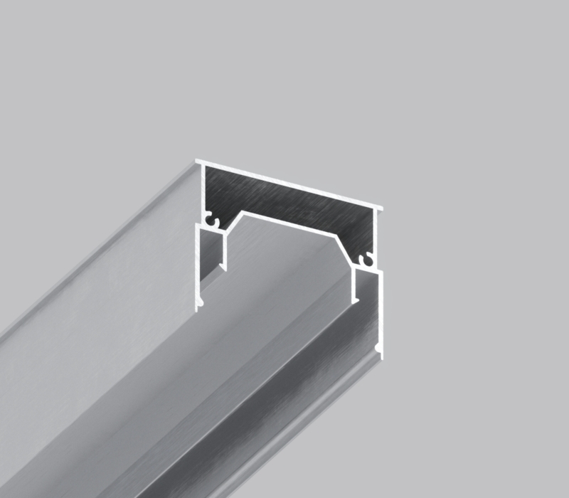 06-8 DEEP PROFIL LED «LINIA ŚWIETLNA» Z KLOSZEM 47MM