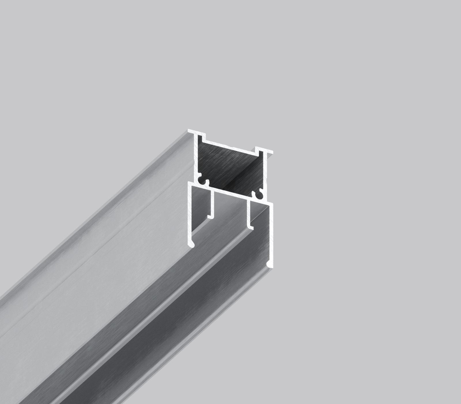 06-13 PROFIL LED «LINIA ŚWIETLNA» Z KLOSZEM 25MM