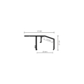 06-15 PROFIL KONTUR LED Z KLOSZEM 25MM (SUFITOWY)