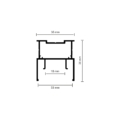 06-19 PROFIL LED «LINIA ŚWIETLNA» Z KLOSZEM 33MM