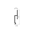 01-12 PROFIL «CIEŃ» 5MM (PRZYŚCIENNY)