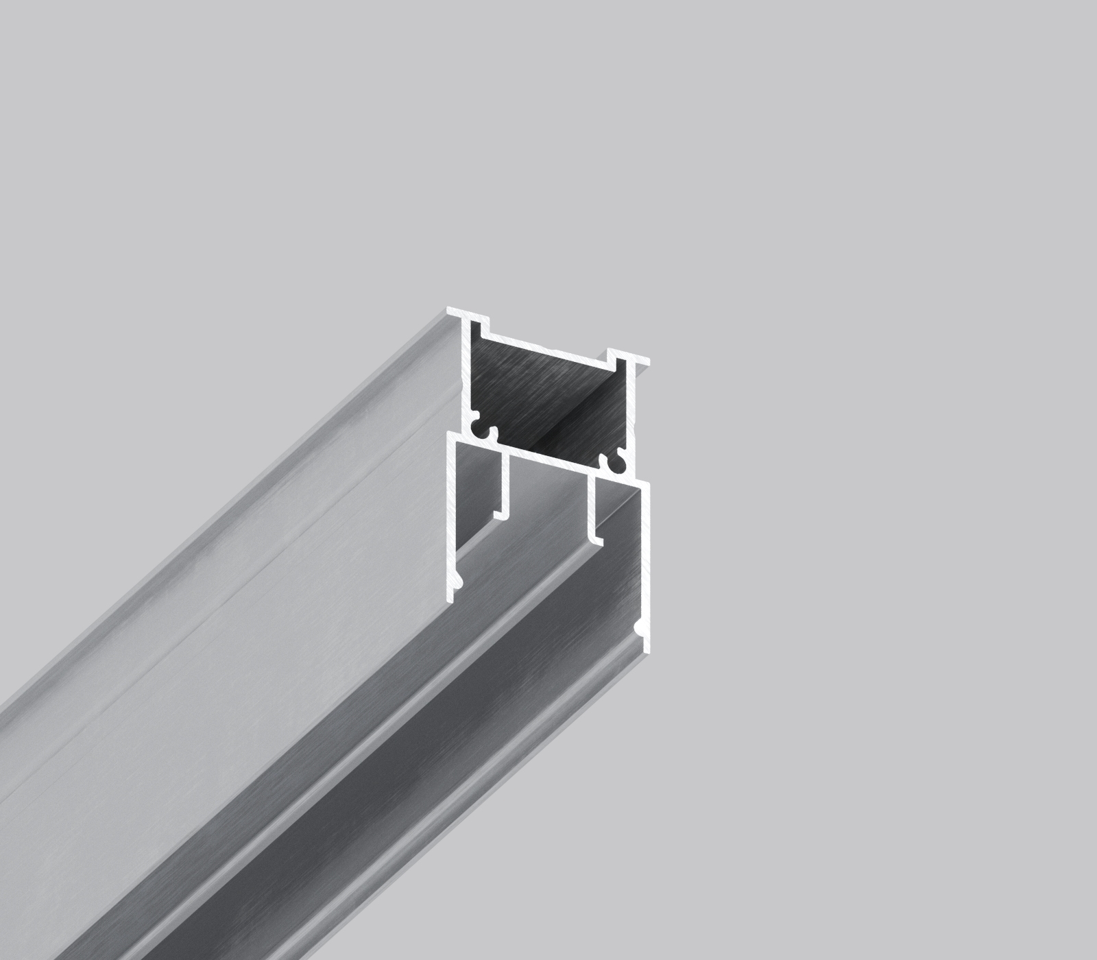 06-13 DEEP PROFIL LED «LINIA ŚWIETLNA» Z KLOSZEM 25MM