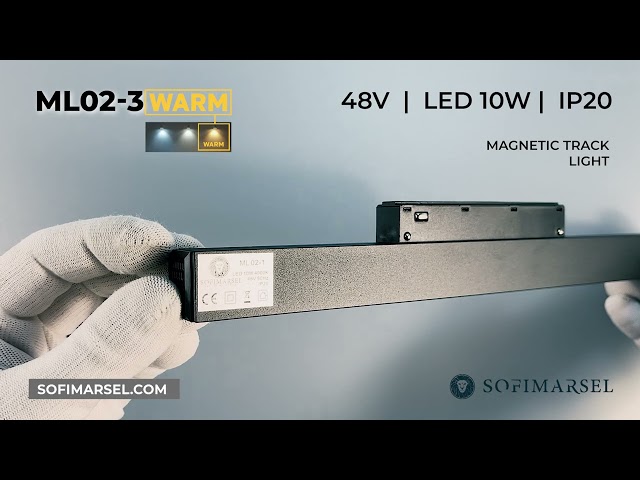 ML02-1/ML02-3 LAMPA MAGNETYCZNA SZYNOWA