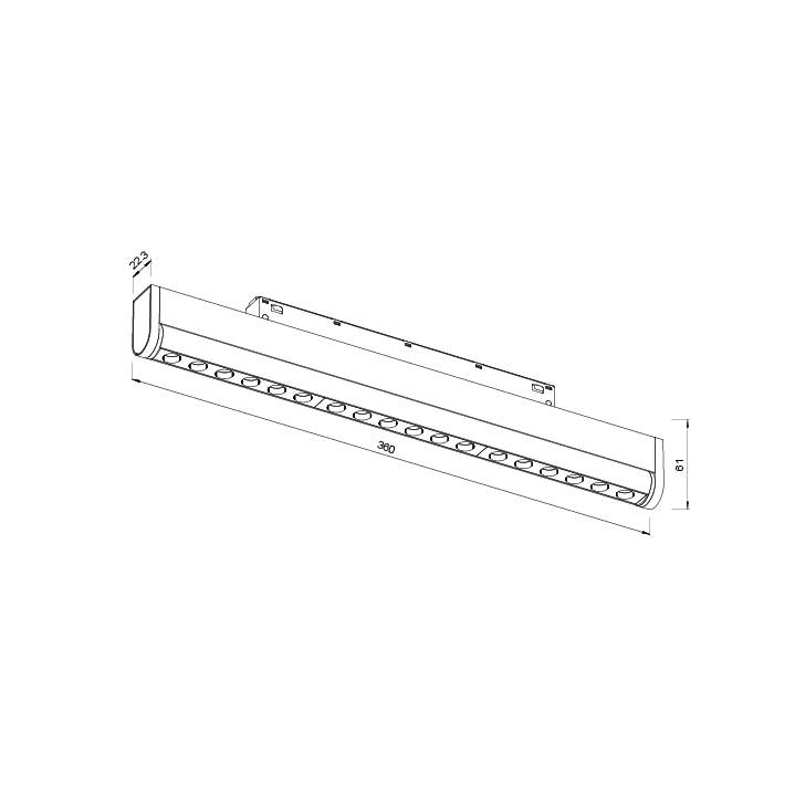 ML05-2/ML05-4 LAMPA MAGNETYCZNA SZYNOWA