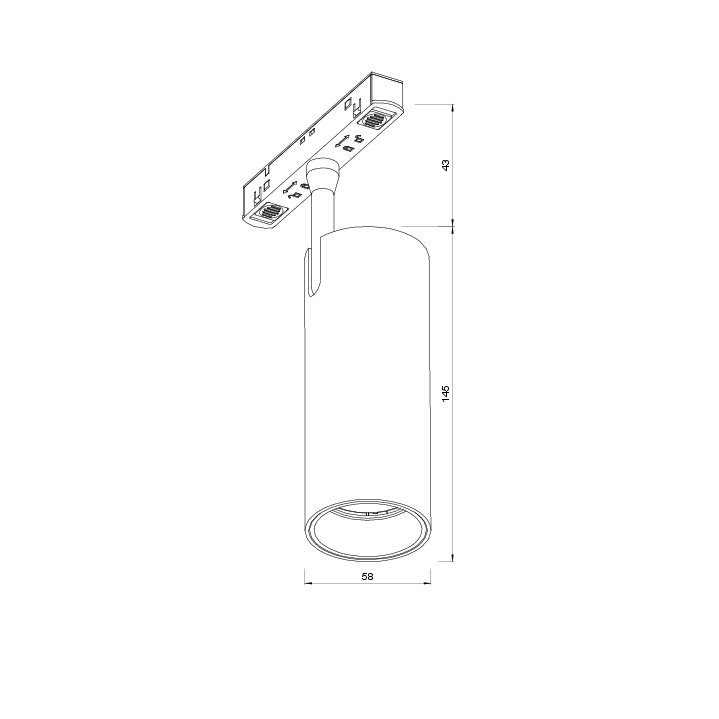 M06-1/M06-2 LAMPA MAGNETYCZNA SZYNOWA
