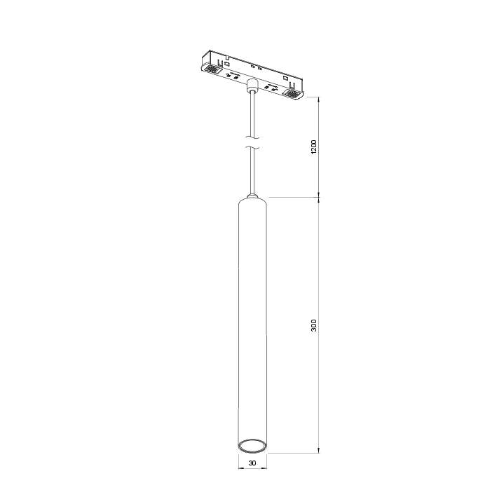 ML07 LAMPA MAGNETYCZNA SZYNOWA