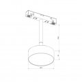 M08-1/M08-2 LAMPA MAGNETYCZNA SZYNOWA