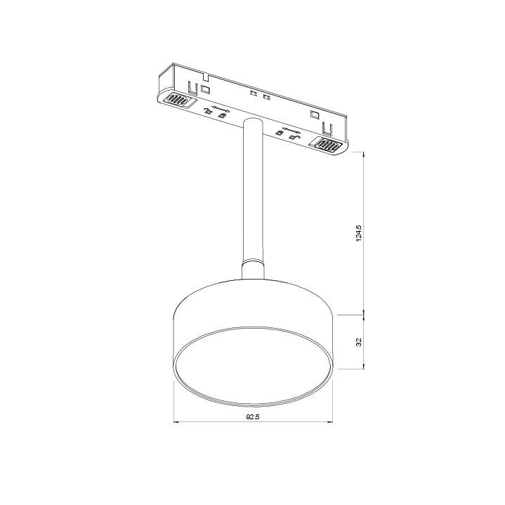 M08-1/M08-2 LAMPA MAGNETYCZNA SZYNOWA